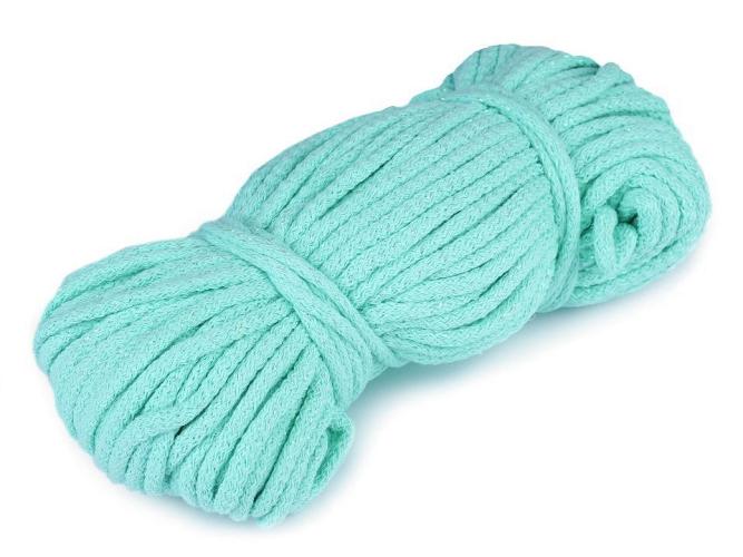 Kordel Ø5 mm mint mit Glitzereffekt